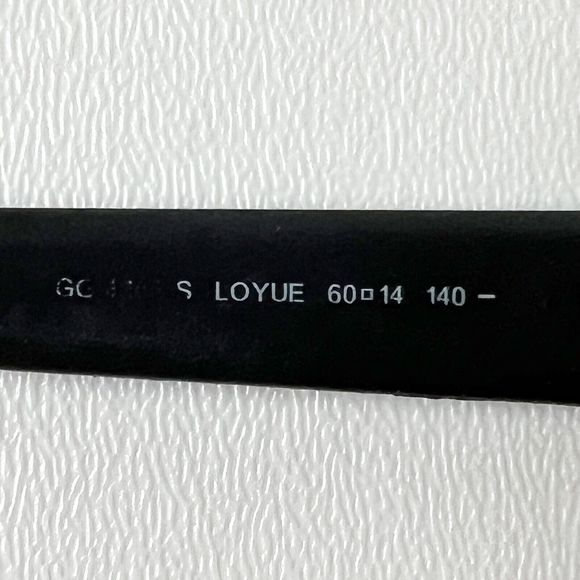 GUCCI 4263 GG4263S Square Black Gold Textile Mirrored Sunglasses Women 60-14-140 - Picture 13 of 16